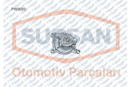 SUPSAN PW0020 Devirdaim A1-A3-Altea-Leon-Octavia-Rapid-Super B-Eos-Golf V-Vi-Jetta Iii-Pa-Sci 1.4 Tsi 07- Caxa